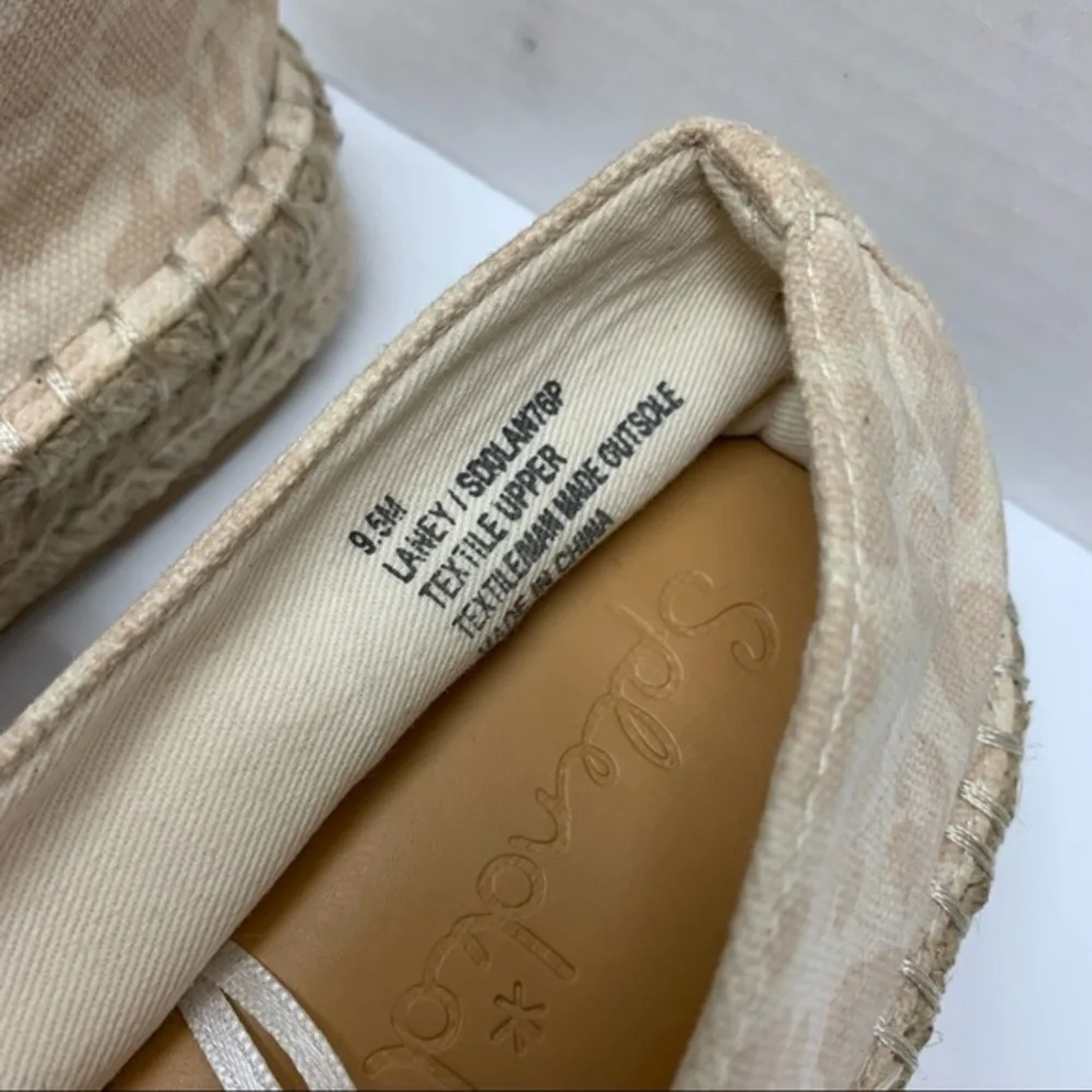 Splendid‎ Laney Woven Leopard Print Platform Espadrilles